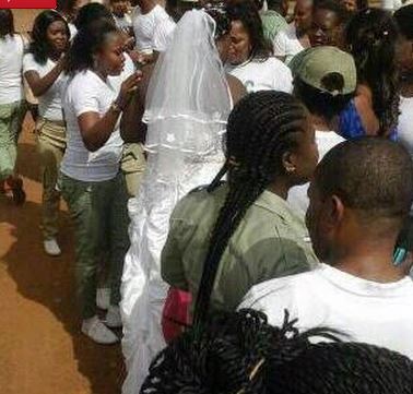 corper leaves her wedding for head count